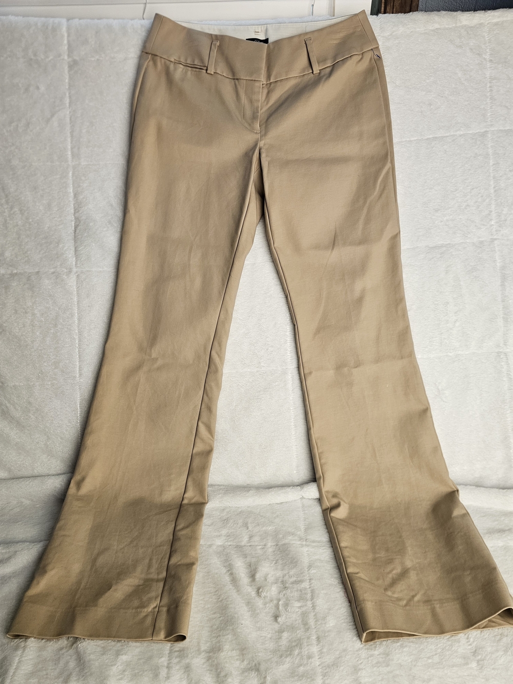 Ann Taylor Loft Women's Beige/Tan Julie Bootcut Dress Pants Sz 4